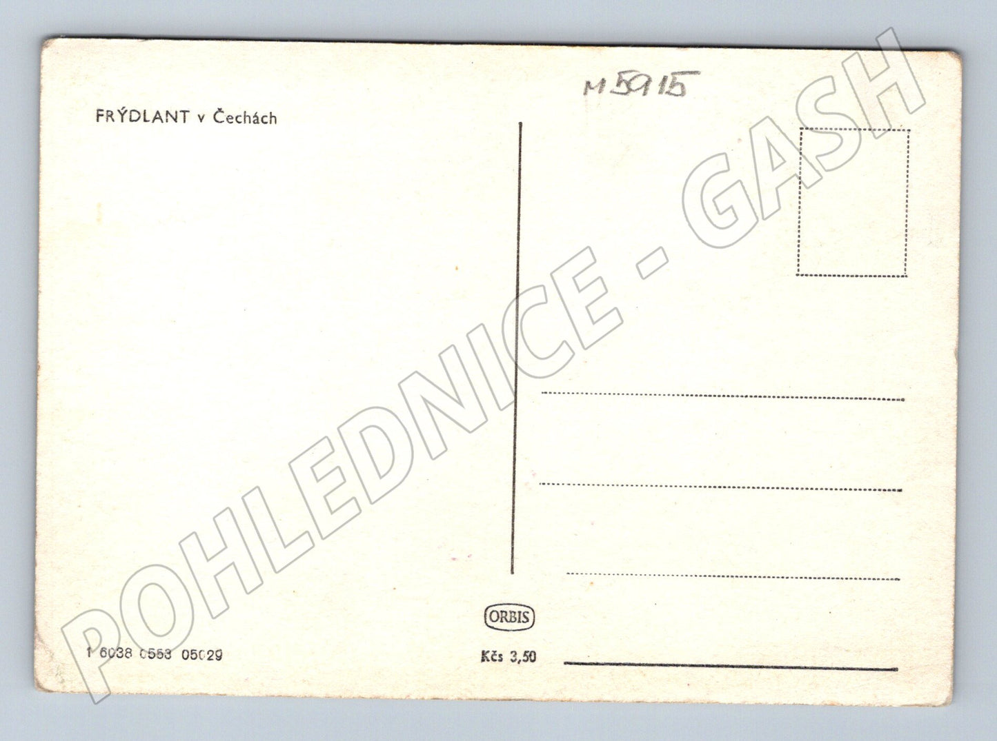 Pohlednice Frýdlant hrad a zámek čb (M5915)