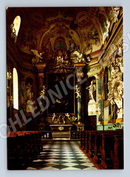 Pohlednice Valtice zámecká kaple interiér (M5918)