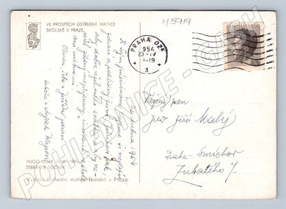 Postcard Žebrák and Točník historical castles (M5919)