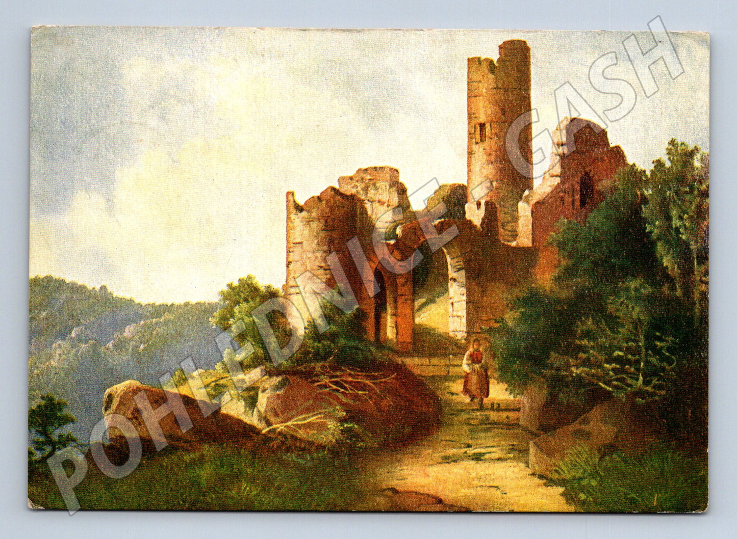 Pohlednice Hrad Žebrák hradní zřícenina (M5920)