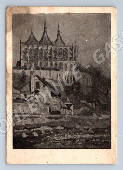 Pohlednice Kutná Hora chrám sv. Barbory (M5922)