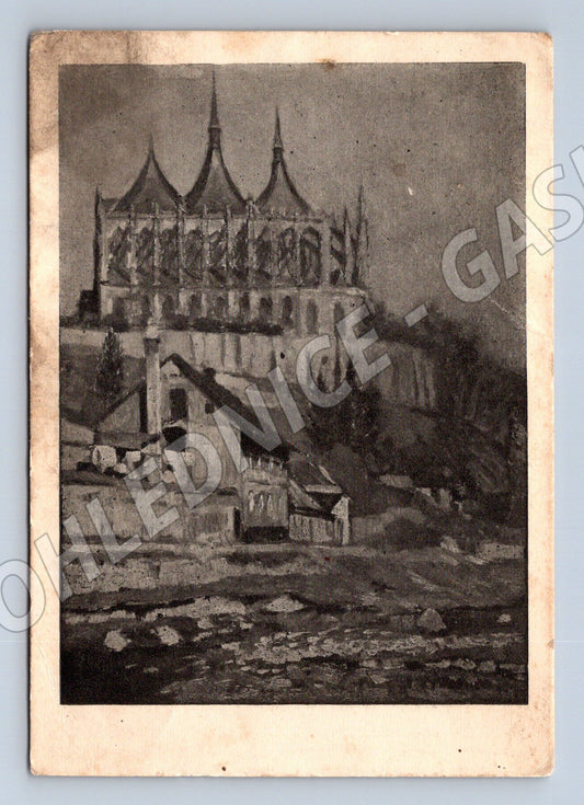 Pohlednice Kutná Hora chrám sv. Barbory (M5922)