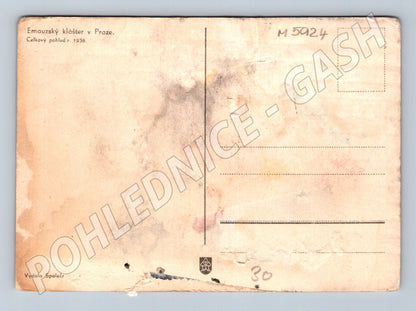 Pohlednice Emauzský klášter Praha stará (M5924)