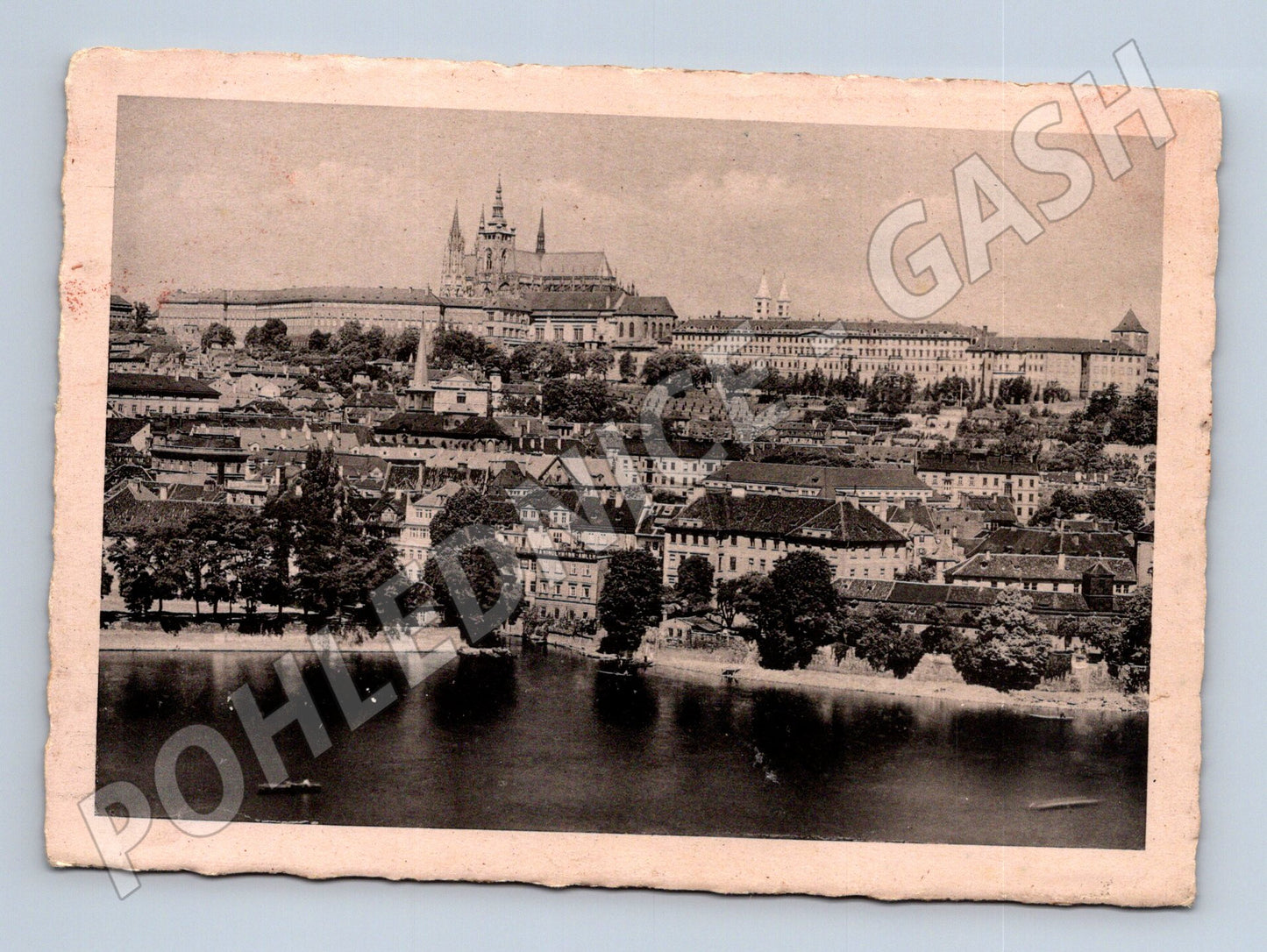 Postcard Prague Hradcany and Lesser Town (M5925)
