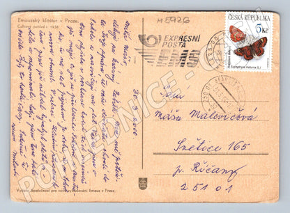 Pohlednice Praha Emauzský klášter 1938 (M5926)