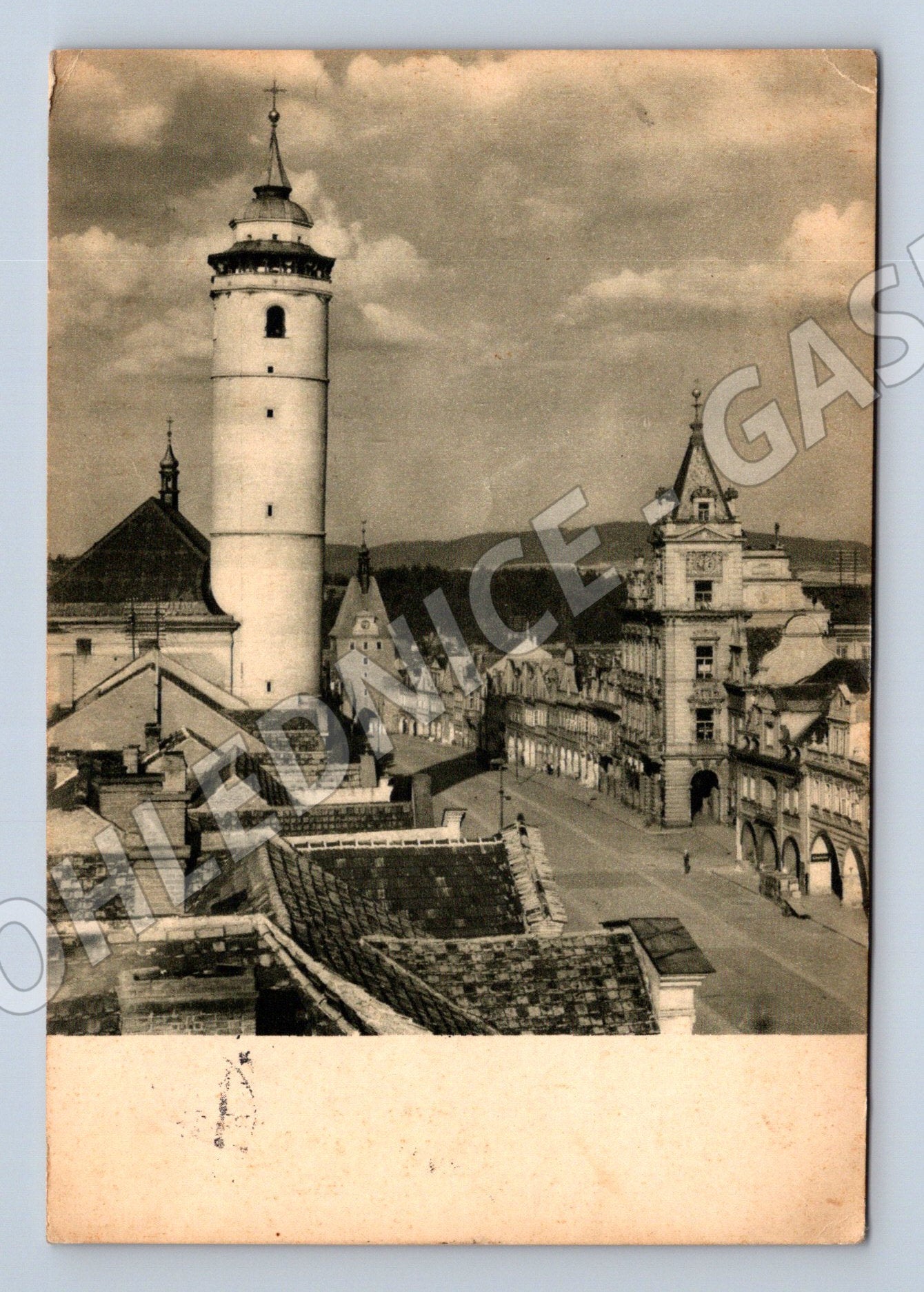 Pohlednice Domažlice náměstí stará (M5927)