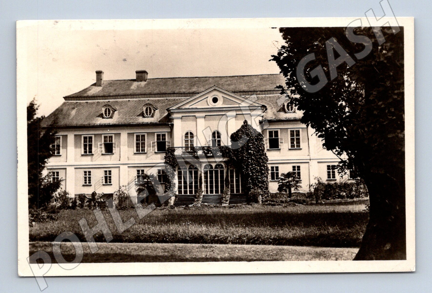 Pohlednice Kyjovice zámek Slezsko čb (M5931)