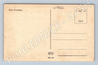 Pohlednice Hrad Pernštejn Orbis nepoužitá (M5932)