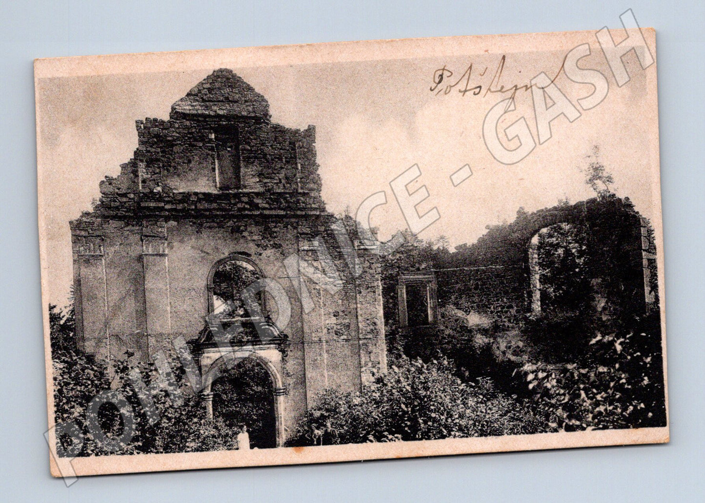 Pohlednice Potštejn zřícenina hradu starý tisk (M5933)