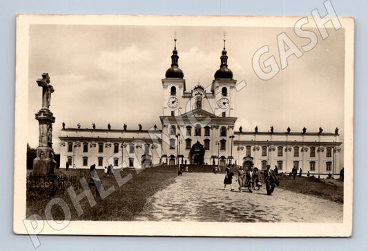 Pohlednice Svatý Kopeček u Olomouce stará bazilika (M5938)