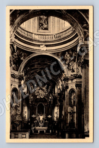Pohlednice Svatý Kopeček u Olomouce interiér kostela (M5941)