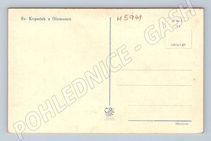 Pohlednice Svatý Kopeček u Olomouce interiér kostela (M5941)