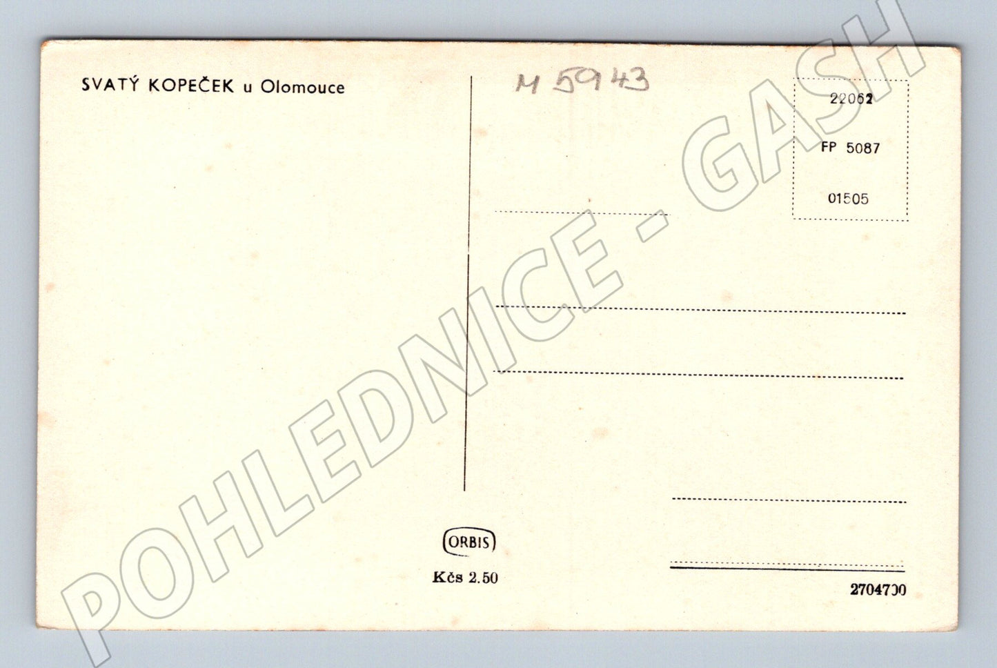 Pohlednice Svatý Kopeček u Olomouce bazilika Orbis (M5943)