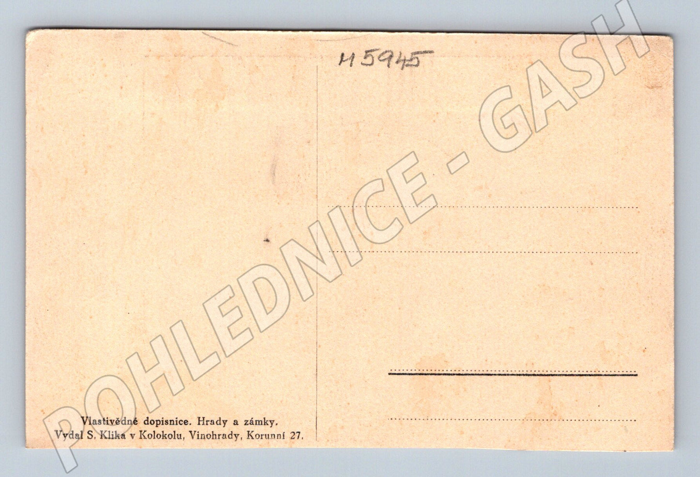 Pohlednice Hrad Bezděz stará kresba (M5945)