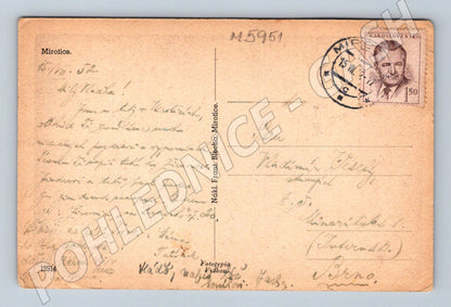 Pohlednice Mirotice historická (M5951)