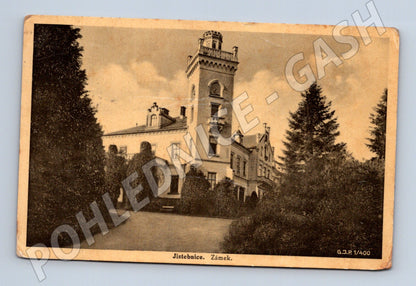 Pohlednice Jistebnice zámek stará (M5952)
