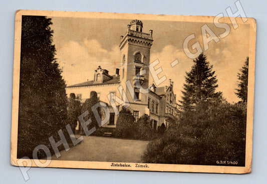 Pohlednice Jistebnice zámek stará (M5952)