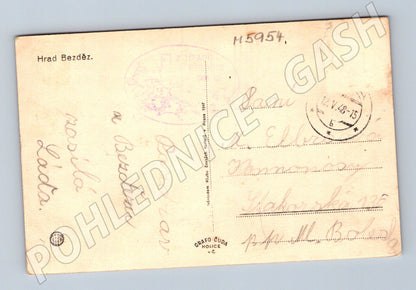 Pohlednice Hrad Bezděz stará (M5954)