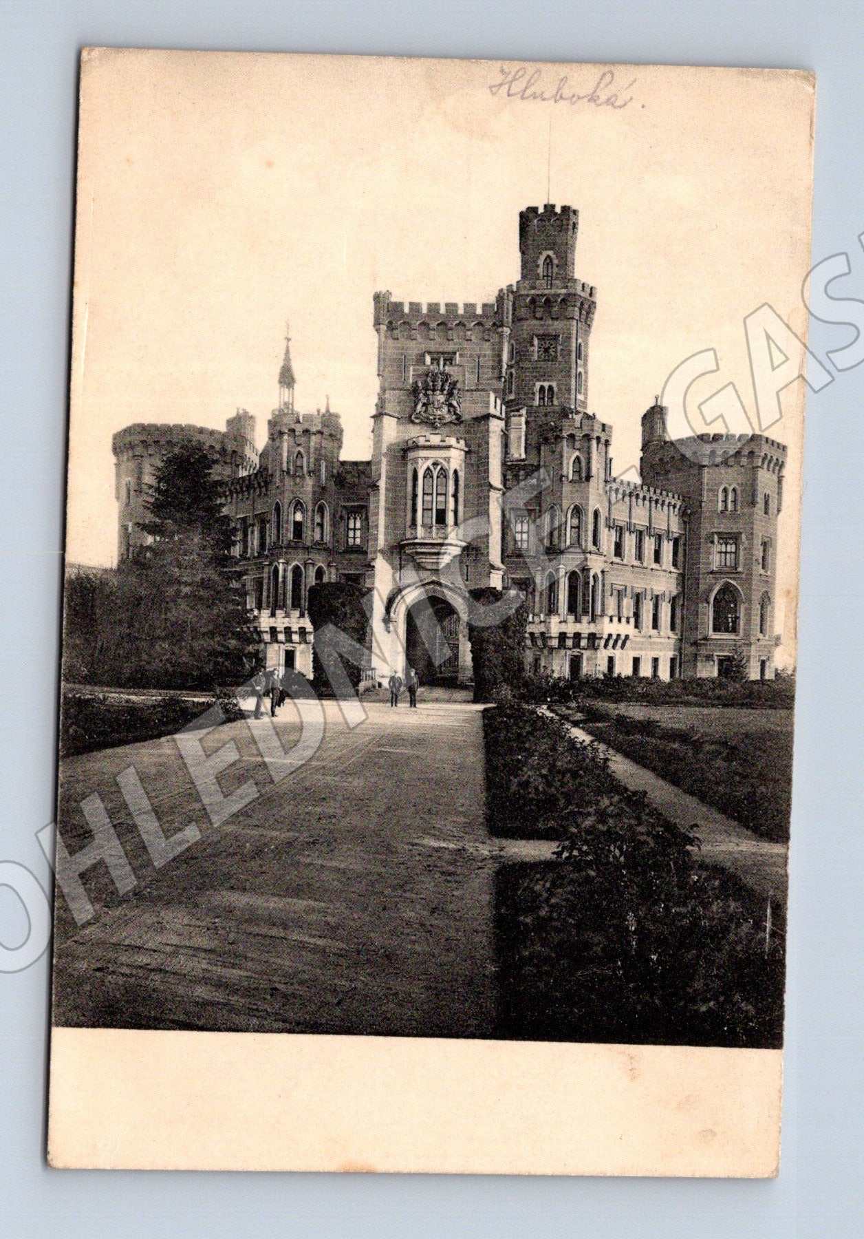 Pohlednice Hluboká nad Vltavou historický zámek (M5955)