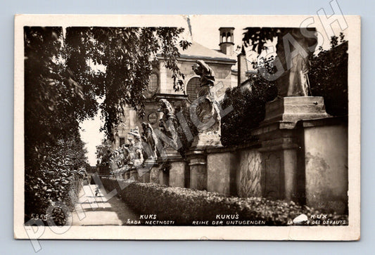 Pohlednice Kuks Řada nectností (M5958)