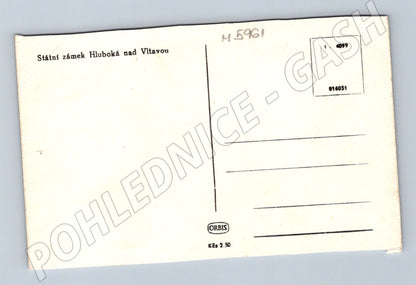 Pohlednice Hluboká nad Vltavou Orbis čb (M5961)