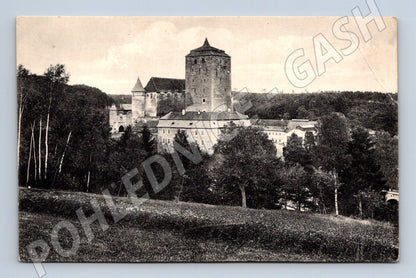 Pohlednice Hrad Kost Český ráj stará (M5968)