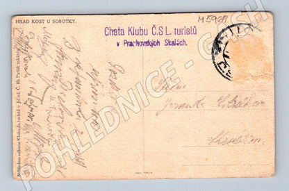 Pohlednice Hrad Kost historická Sobotka (M5969)