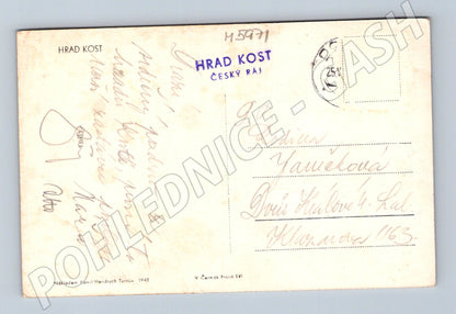 Pohlednice Hrad Kost Český ráj (M5971)