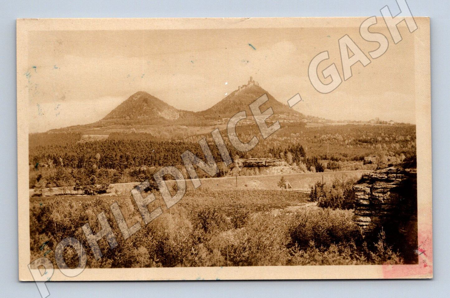 Pohlednice Hrad Bezděz panorama Orbis (M5976)