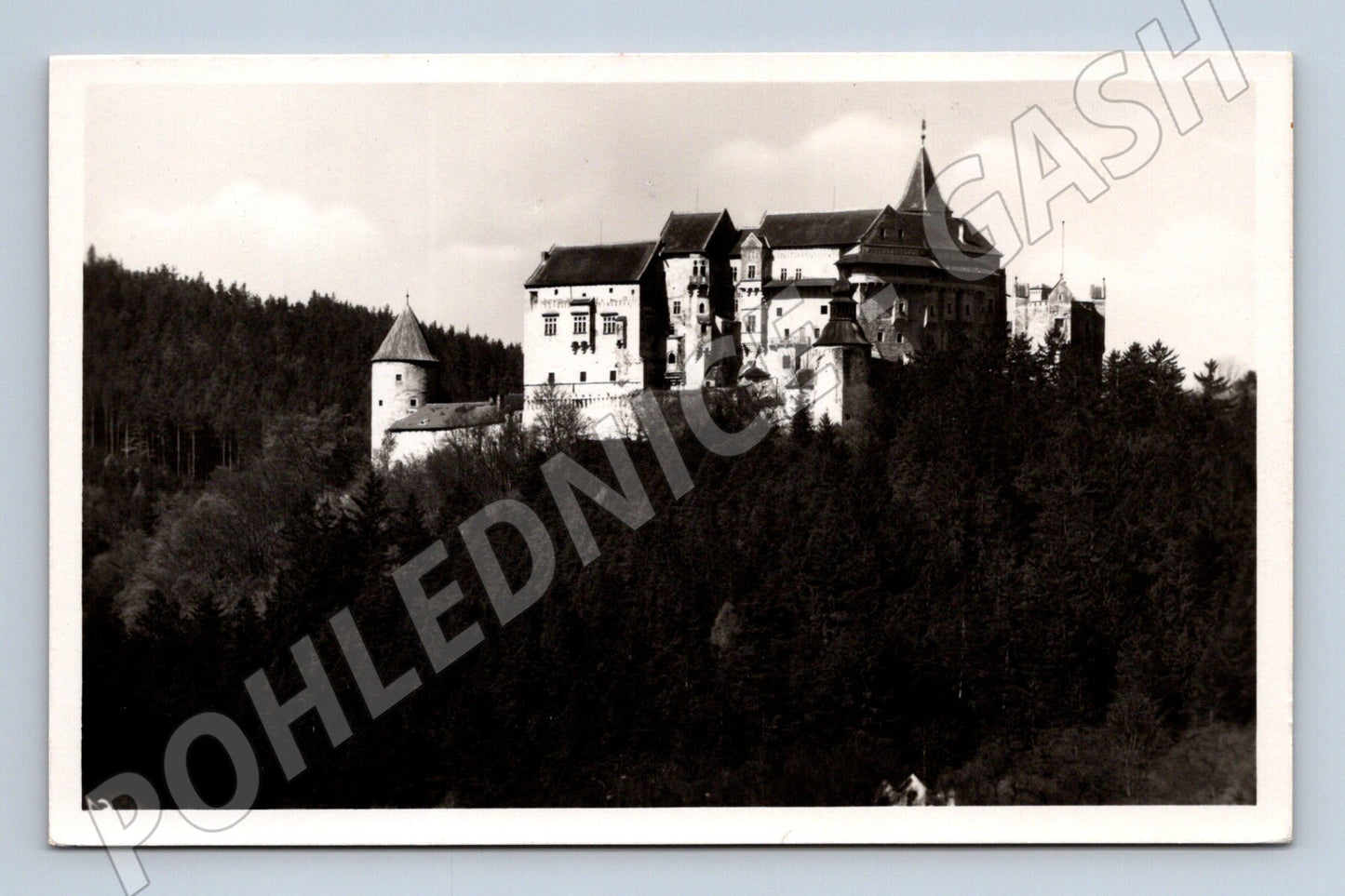 Pohlednice Hrad Pernštejn čb Graf Cuda Hodonín (M5987)