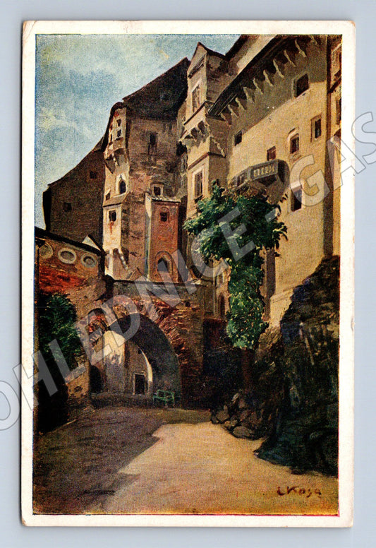 Pohlednice Hrad Pernštejn E Kosa prošlá (M5997)