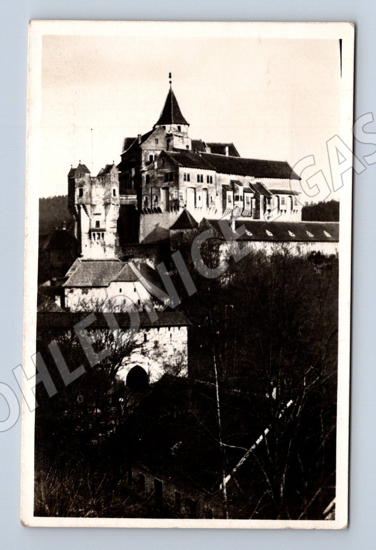 Pohlednice Hrad Pernštejn Morava prošlá (M5998)