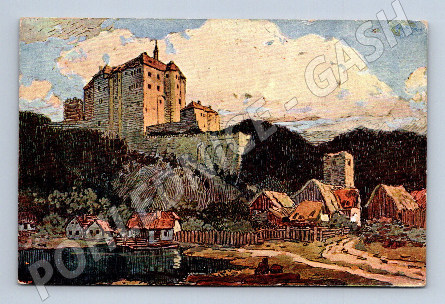 Pohlednice Šternberk nad Sázavou hrad (M5999)