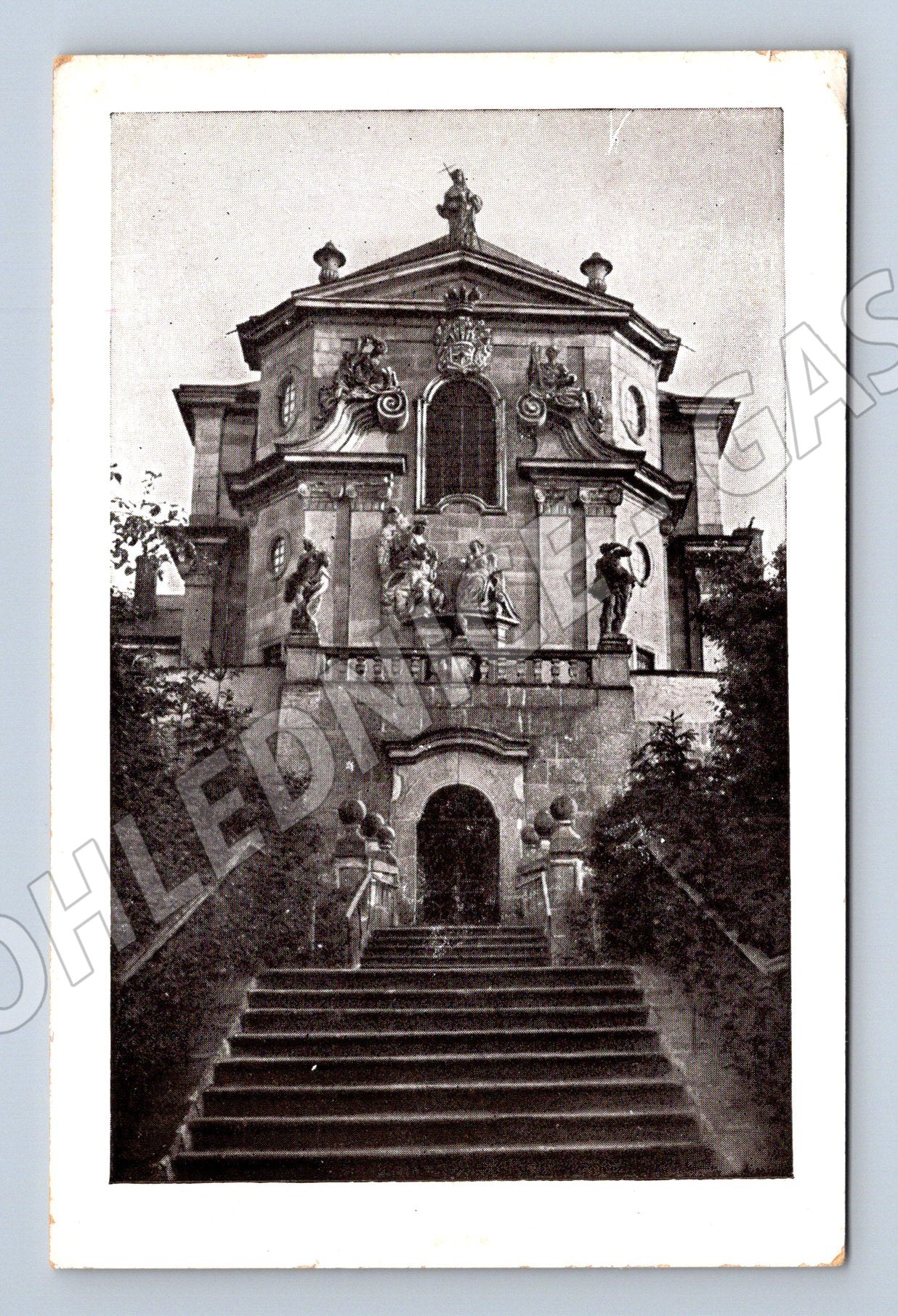 Postcard Kuks church historical (M6001)
