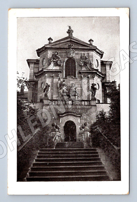 Pohlednice Kuks kostel historická (M6001)