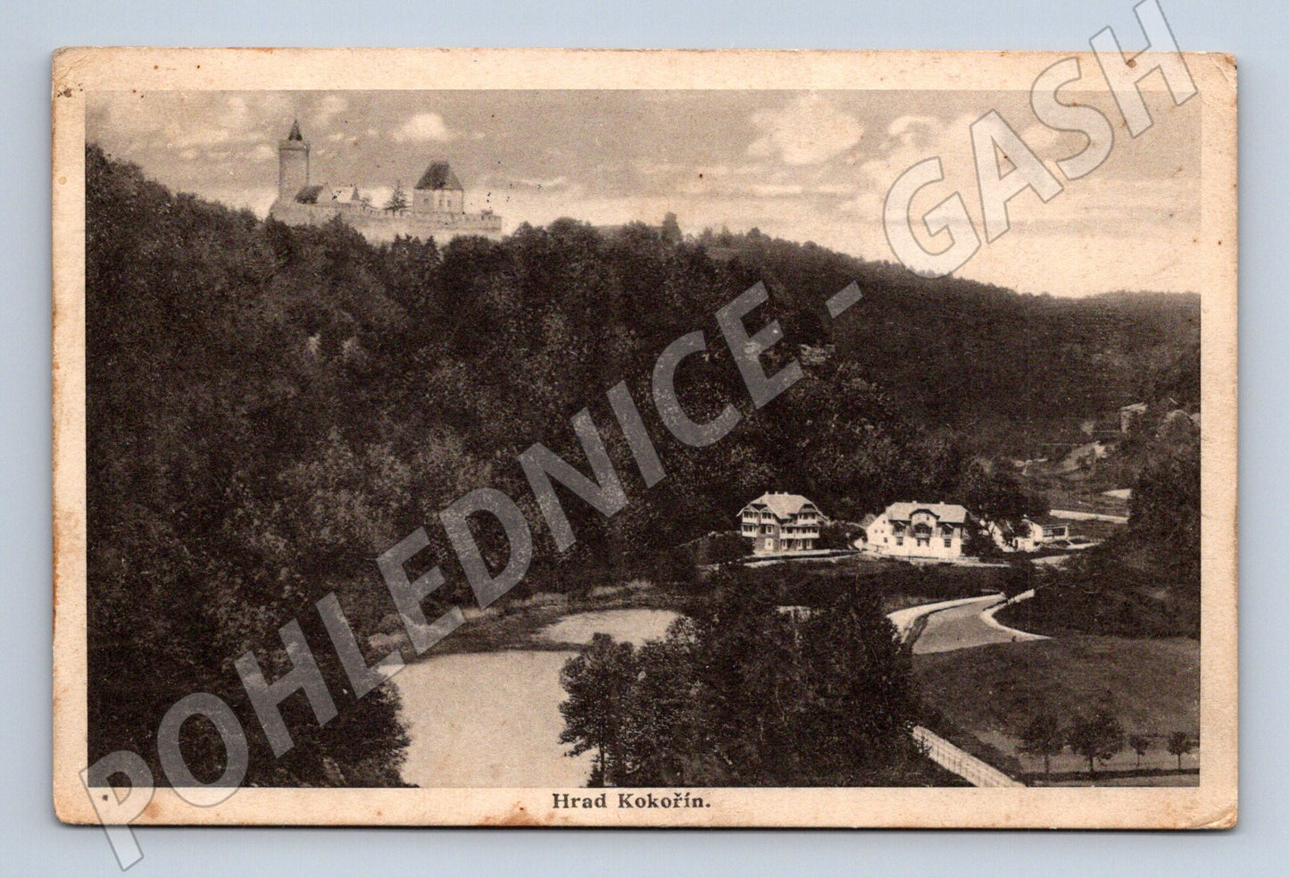 Pohlednice Hrad Kokořín odeslaná (M6016)