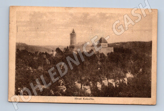 Pohlednice Hrad Kokořín starší sběratelská (M6018)