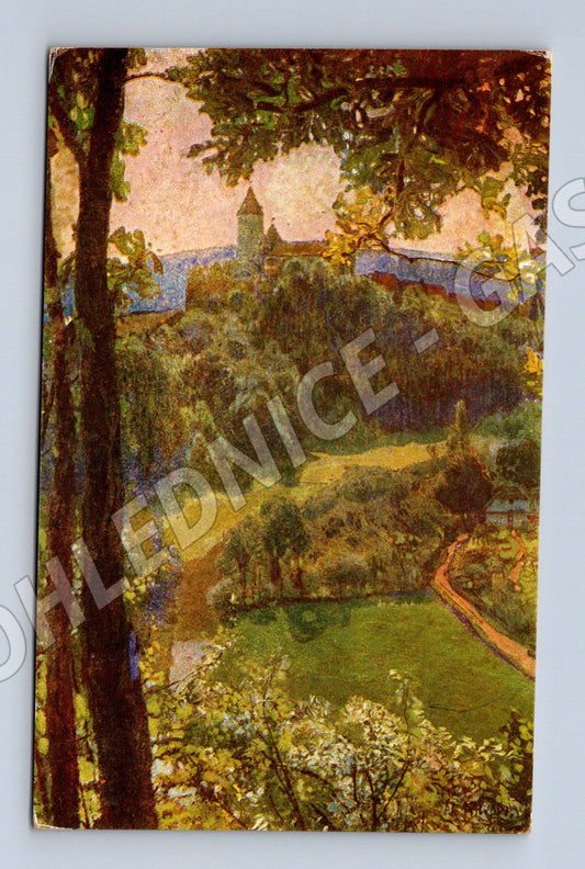 Pohlednice Křivoklát A Kalvoda sběratelská (M6021)