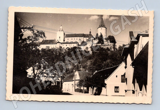 Pohlednice Hrad Křivoklát historická s razítkem (M6026)