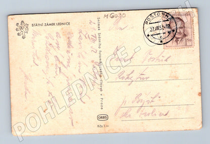 Pohlednice Státní zámek Lednice použitá (M6030)