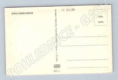 Pohlednice Státní zámek Lednice interiér (M6034)