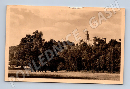 Pohlednice Hluboká nad Vltavou zámek prošlá (M6037)