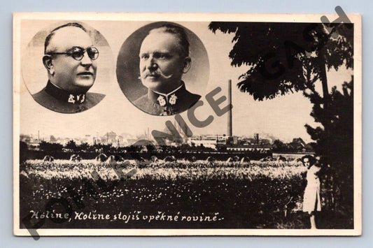 Pohlednice Kolín s portréty politiků (M604)