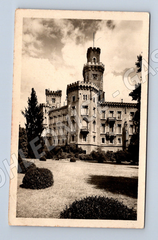 Pohlednice Hluboká nad Vltavou zámek prošlá (M6043)