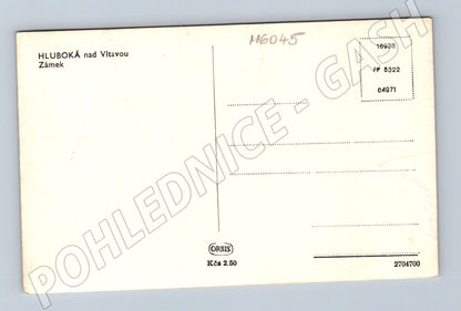 Pohlednice Hluboká nad Vltavou zámek stará (M6045)