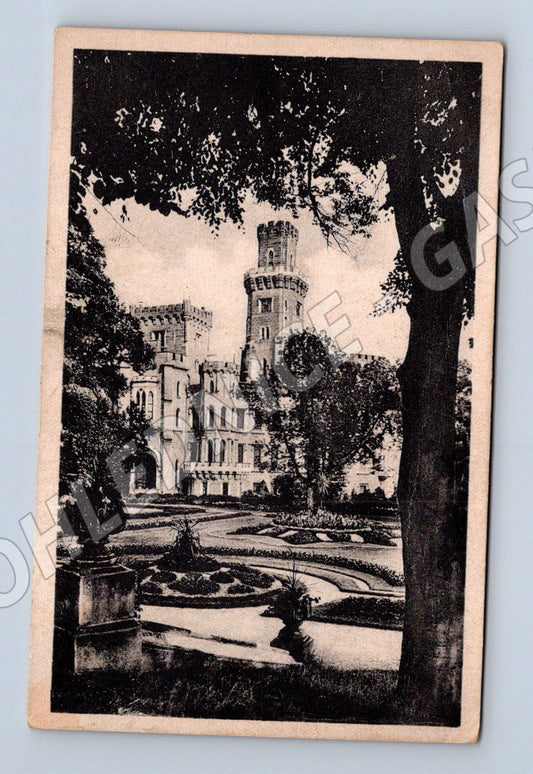 Pohlednice Hluboká nad Vltavou zámek 1948 (M6046)