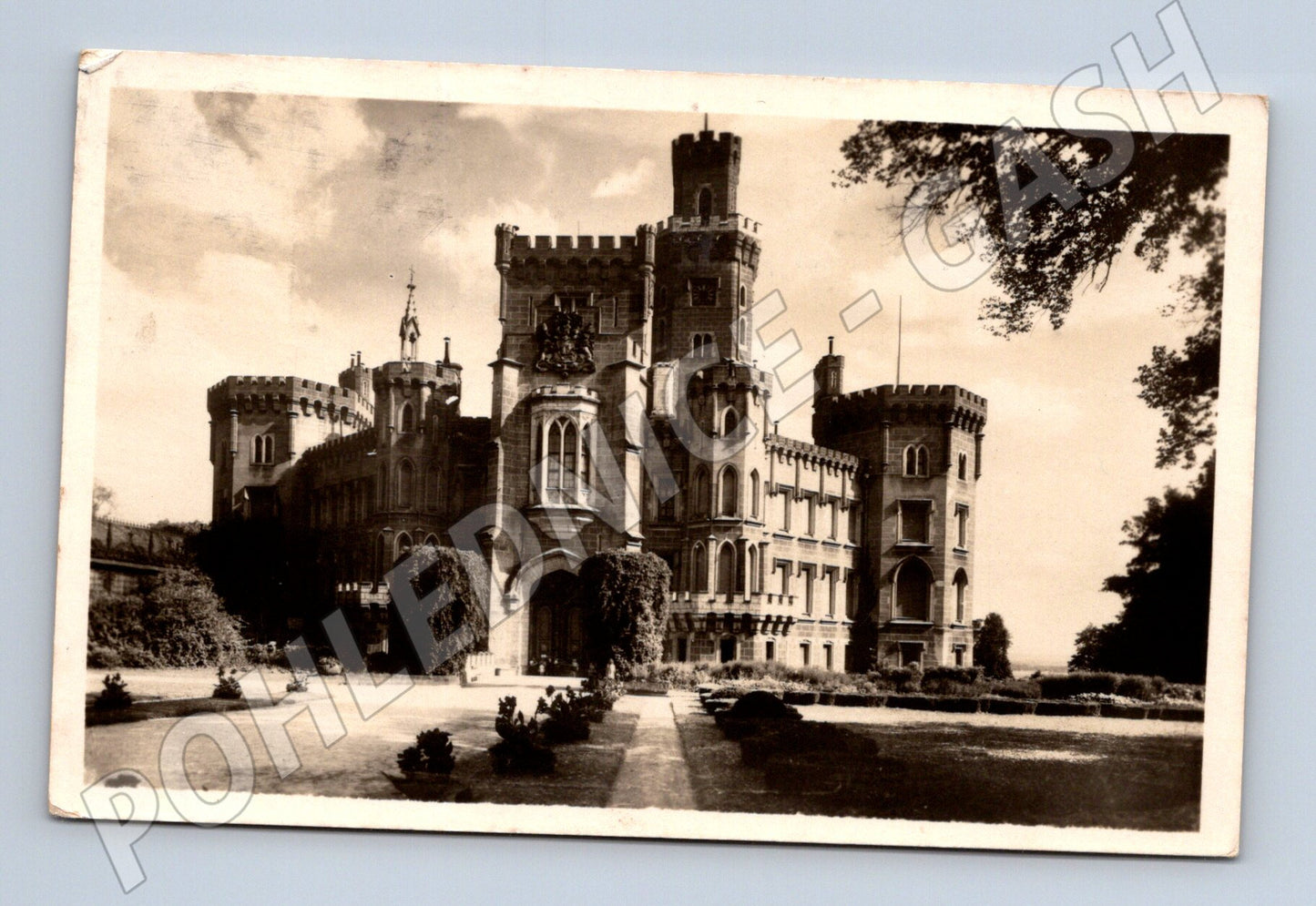 Pohlednice Hluboká nad Vltavou zámek prošlá (M6047)