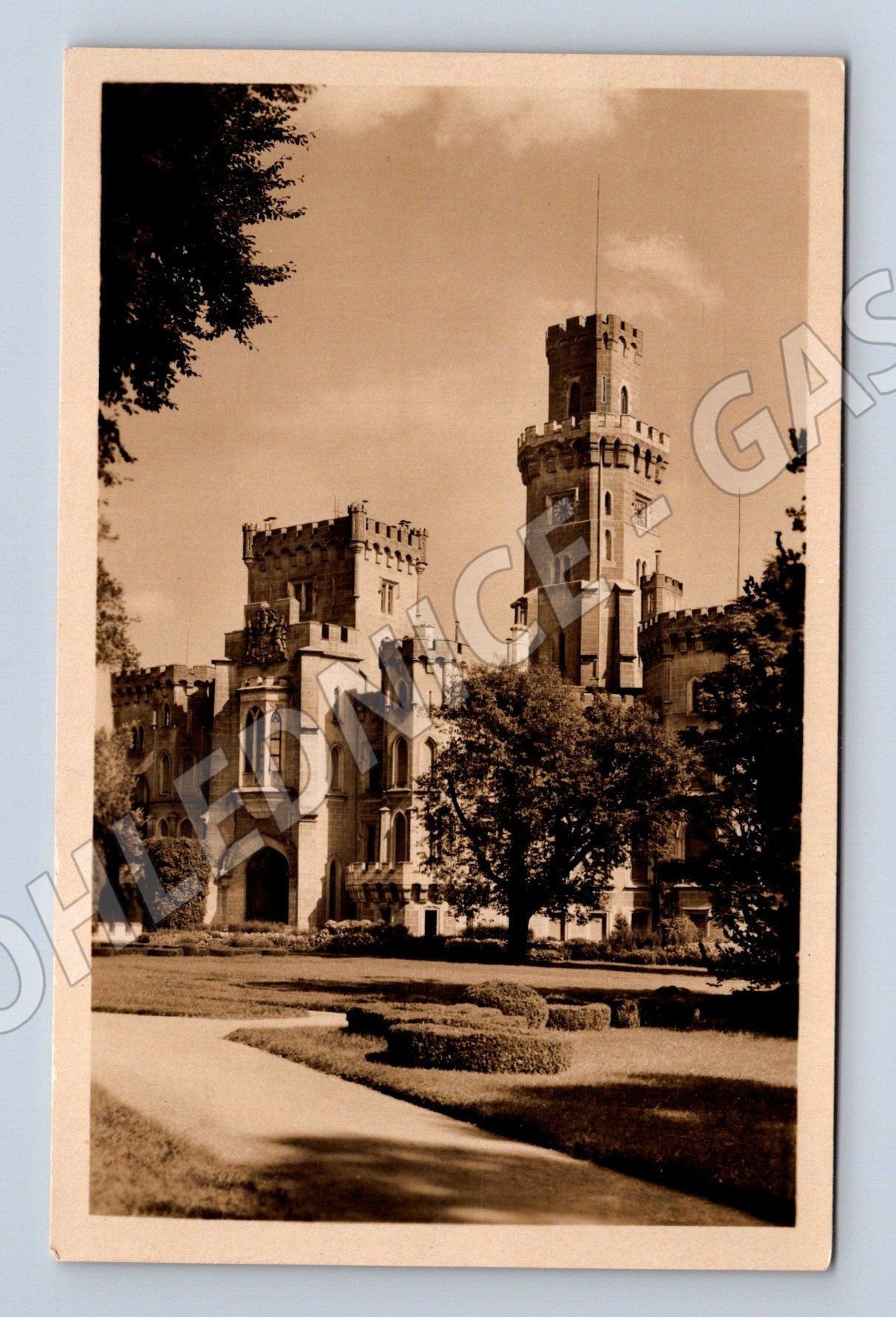 Pohlednice Hluboká nad Vltavou zámek Orbis čb (M6049)