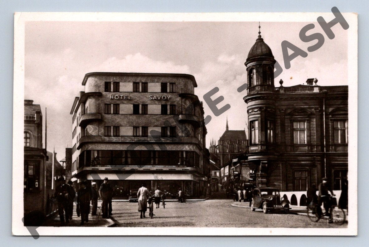 Pohlednice Kolín Hotel Savoy historická (M605)