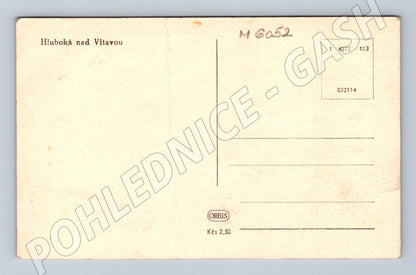 Pohlednice Hluboká nad Vltavou zámek Orbis (M6052)